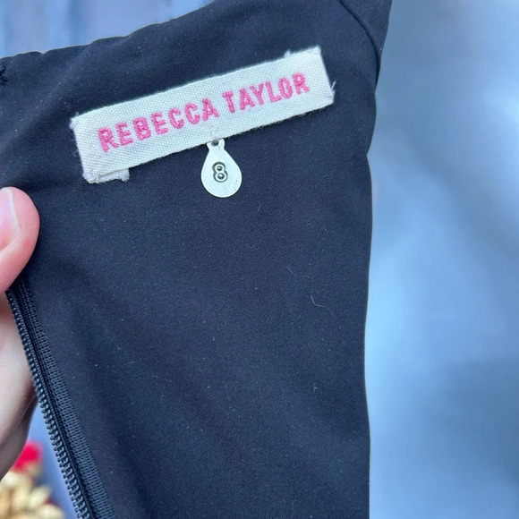 Rebecca Taylor Caitlyn Tweed & Twill Shift Dress , size 8 - Picture 13 of 15